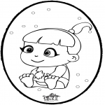 Tema-malesider - Baby - Pricking card