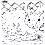 Håndarbejde - Connect the Dots rabbit