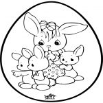 Tema-malesider - Easter egg - Pricking card 1