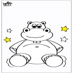 Børne-malesider - Little hippo 5