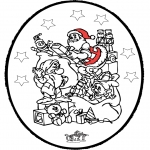Jule-malesider - X-mas prickingcard 24