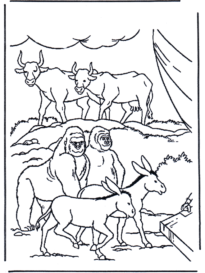 Animals in the arch - Det gamle testamente
