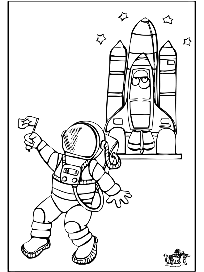 Astronaut 2 - Malesider med rummet