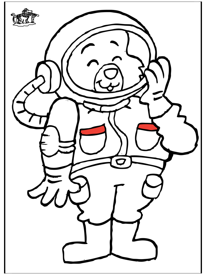 Astronaut cat - Malesider med rummet