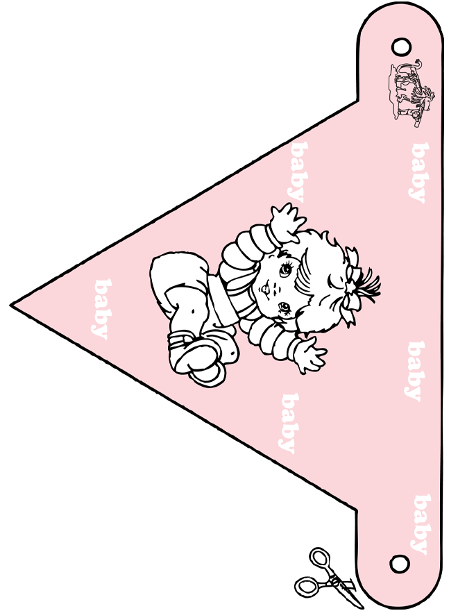 Baby flag 3 - Malesider med fødsler