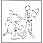 Sjove figurer - Bambi and Thumper