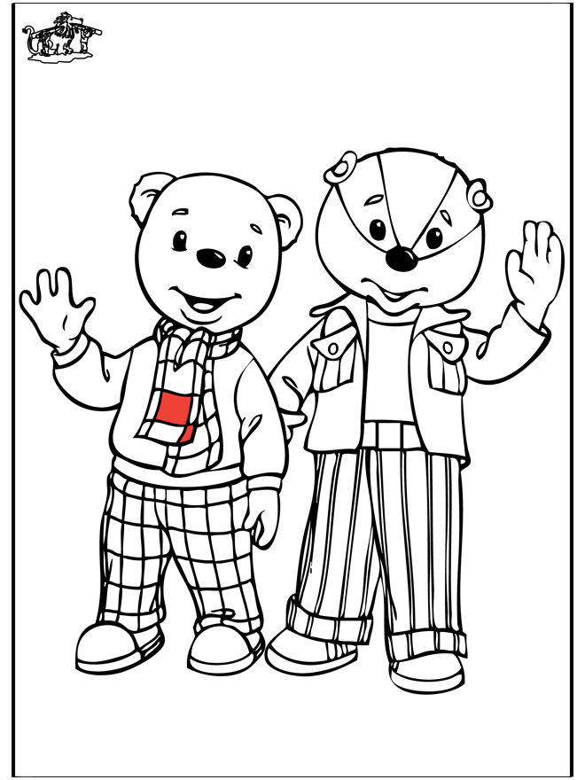 Brown bear and his friend - Dyre-malesider