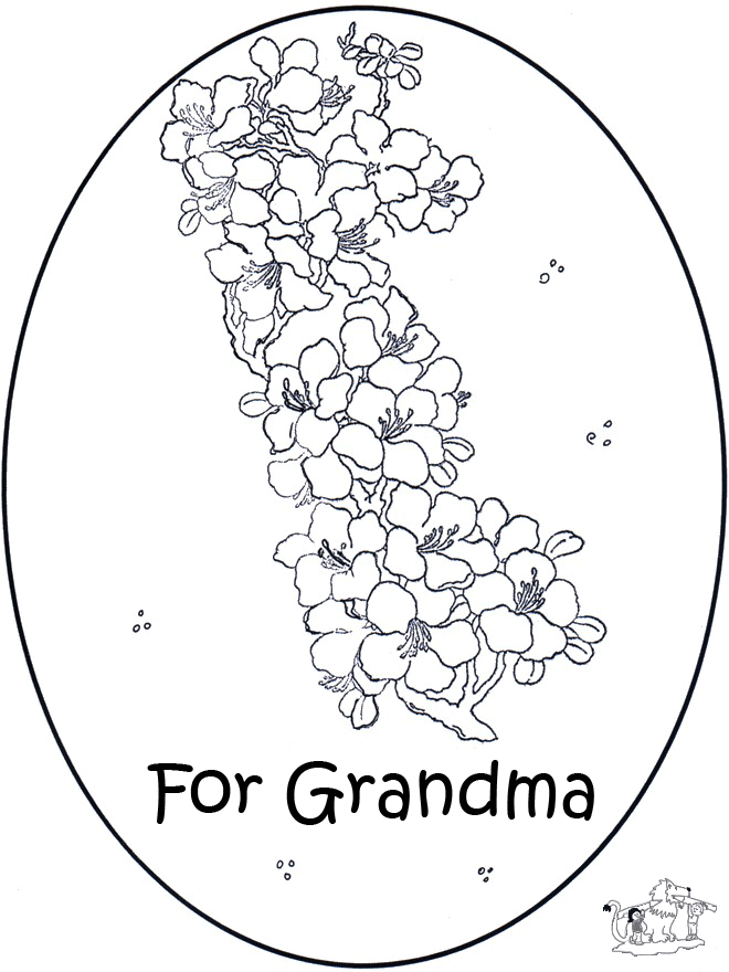 Card for grandma - Kort