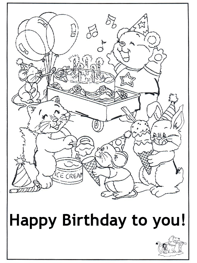 Card happy birthday 5 - Kort