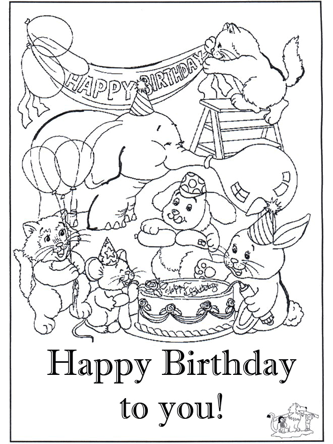 Card happy birthday 6 - Kort