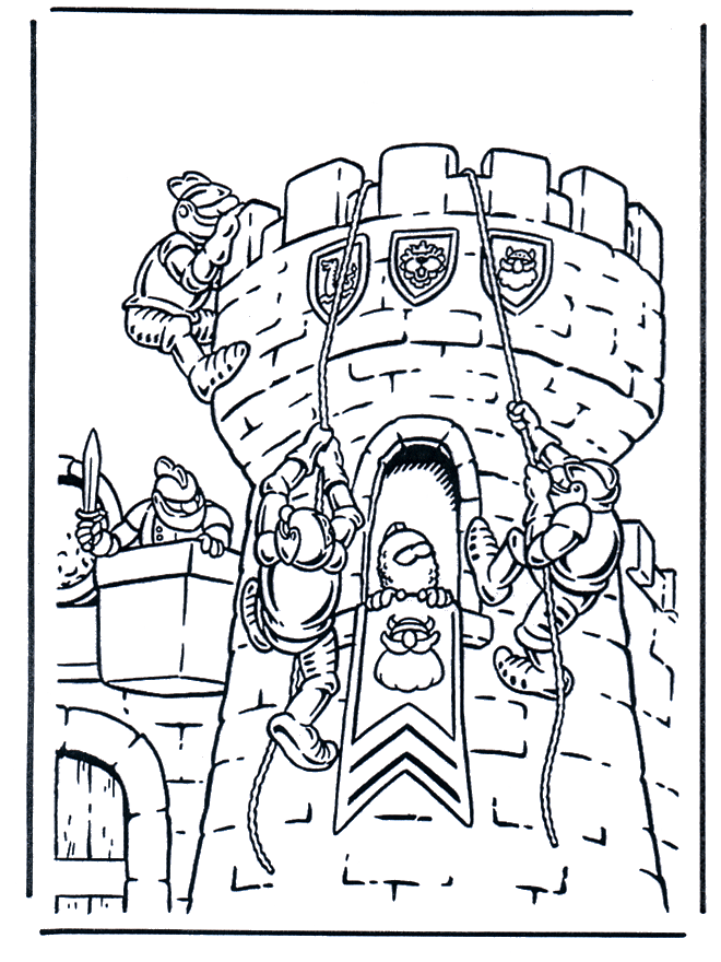 Castle 1 - Malesider med slotte