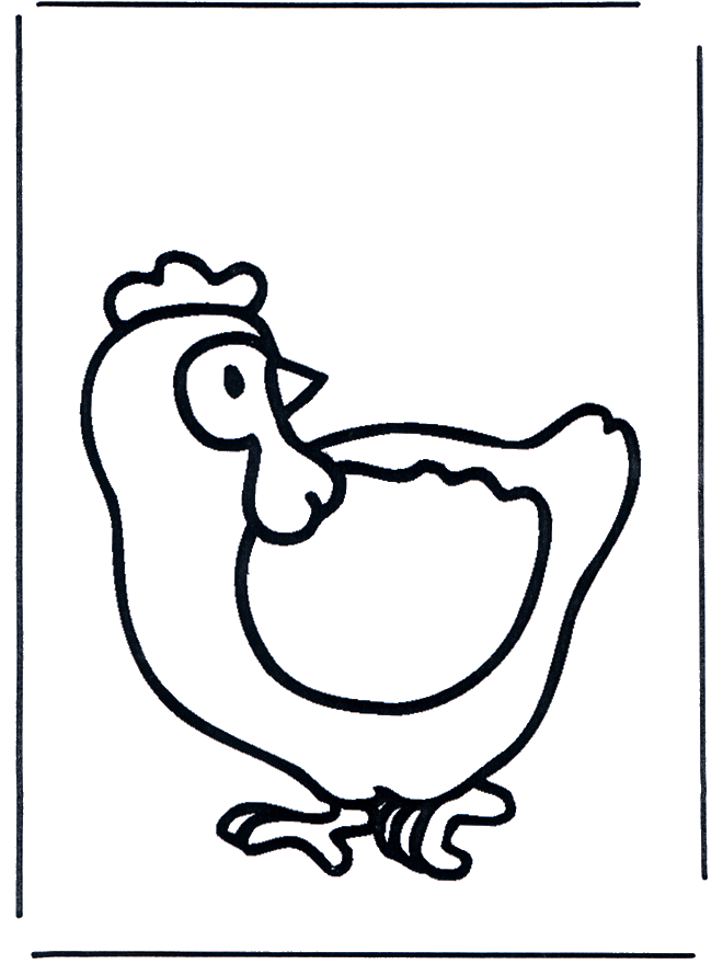 Chicken 1 - Kæledyr og bondegårdsdyr