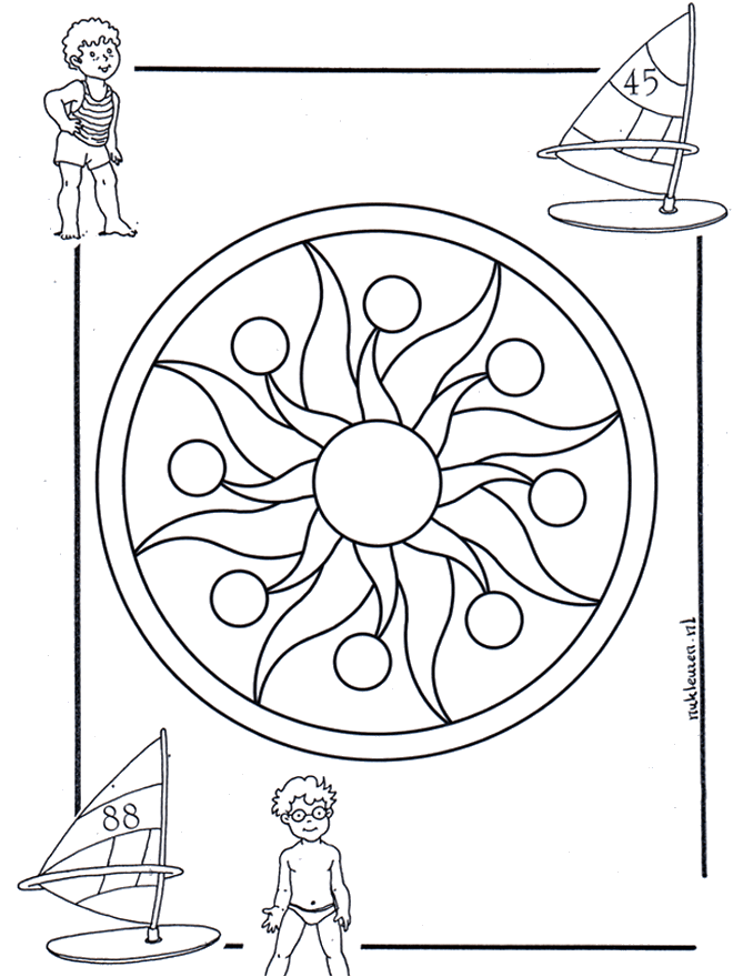 Children mandala 1 - Børne-mandalaer