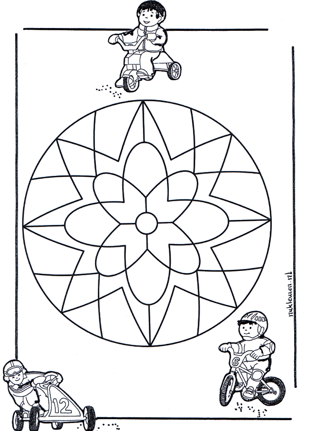 Children mandala 10 - Børne-mandalaer