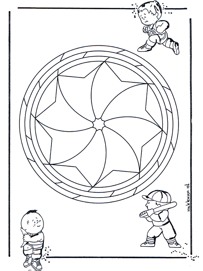 Children mandala 19 - Børne-mandalaer