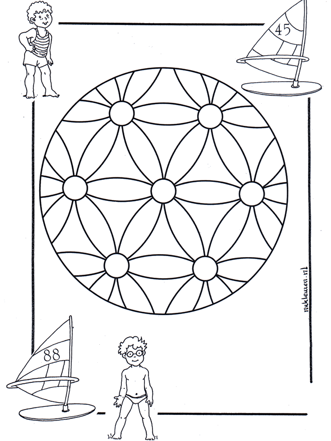 Children mandala 2 - Børne-mandalaer