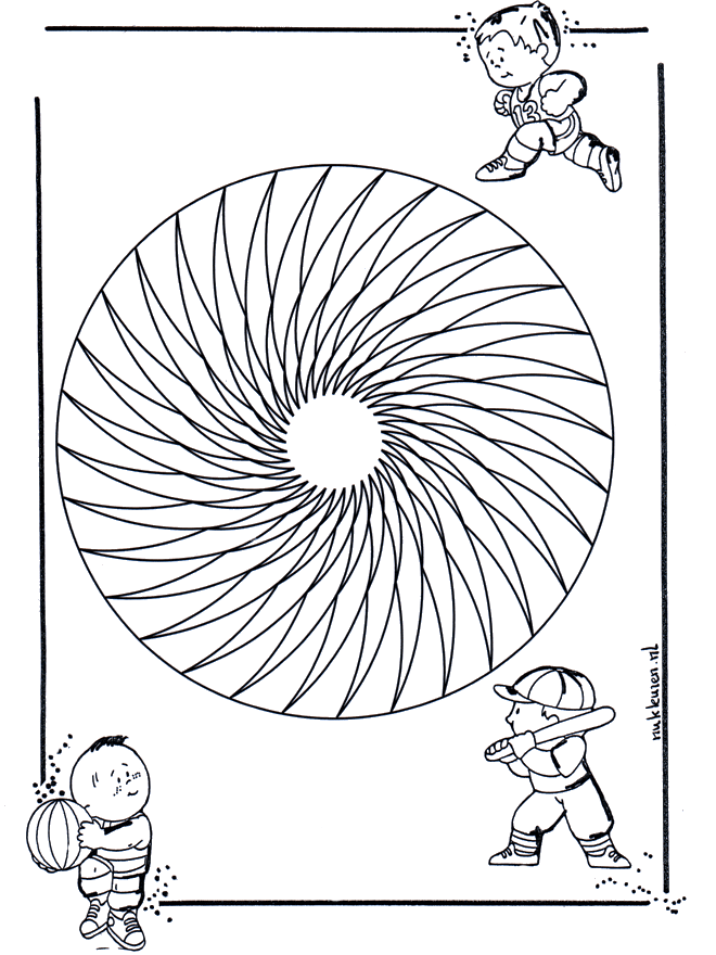 Children mandala 20 - Børne-mandalaer