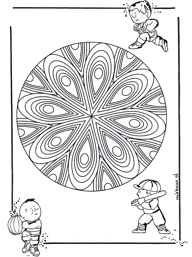 Children mandala 21 - Børne-mandalaer