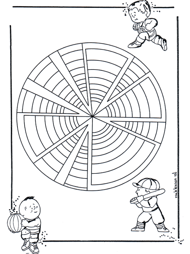 Children mandala 22 - Børne-mandalaer