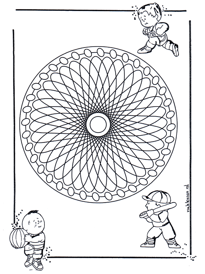 Children mandala 23 - Børne-mandalaer