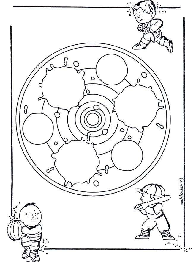 Children mandala 24 - Børne-mandalaer