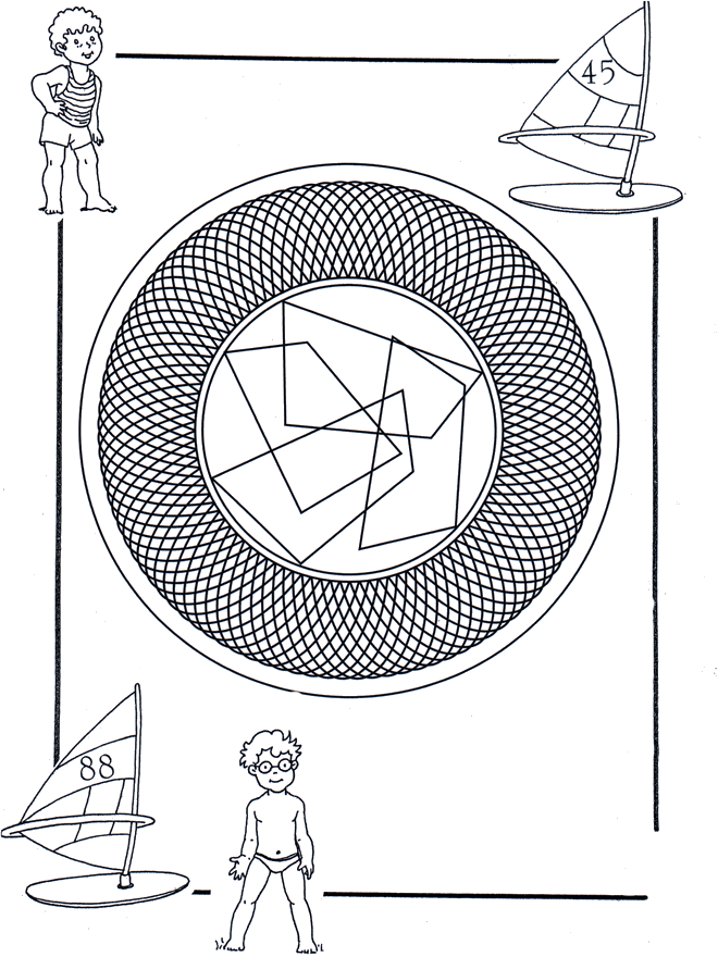 Children mandala 25 - Børne-mandalaer