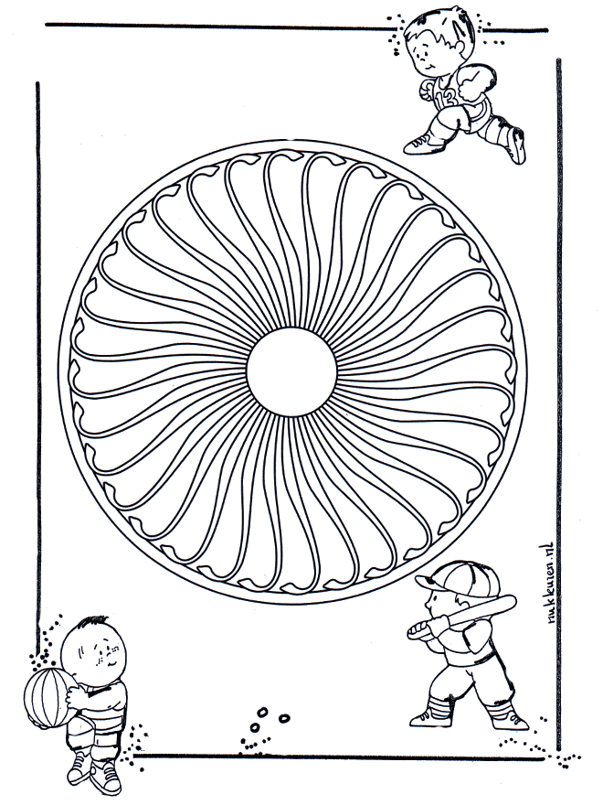 Children mandala 26 - Børne-mandalaer