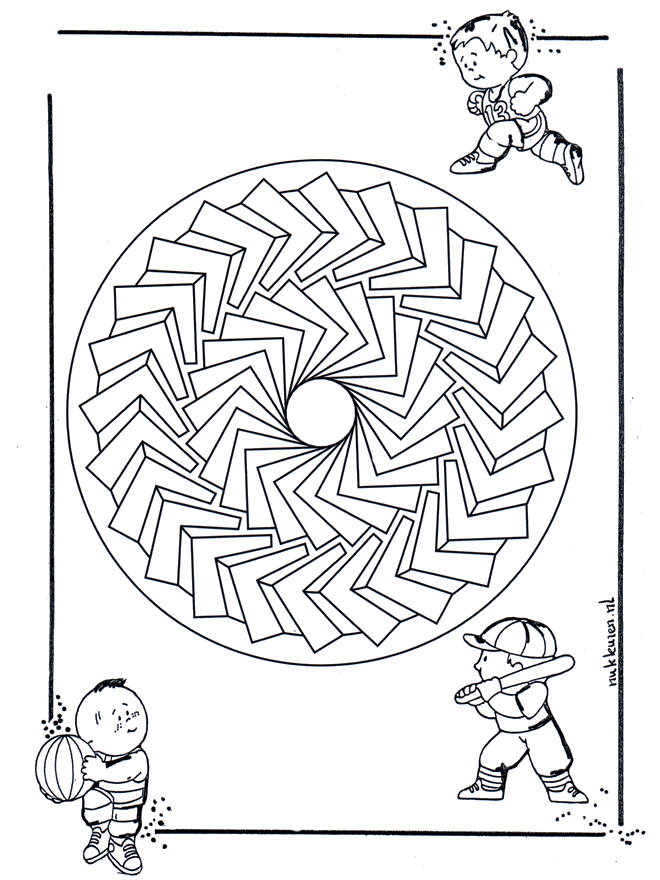 Children mandala 27 - Børne-mandalaer