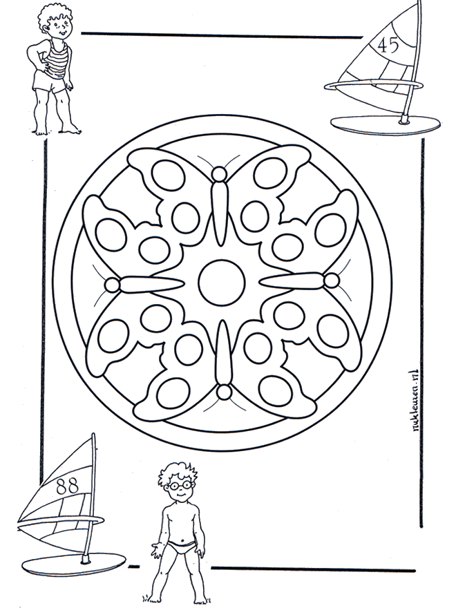 Children mandala 4 - Børne-mandalaer