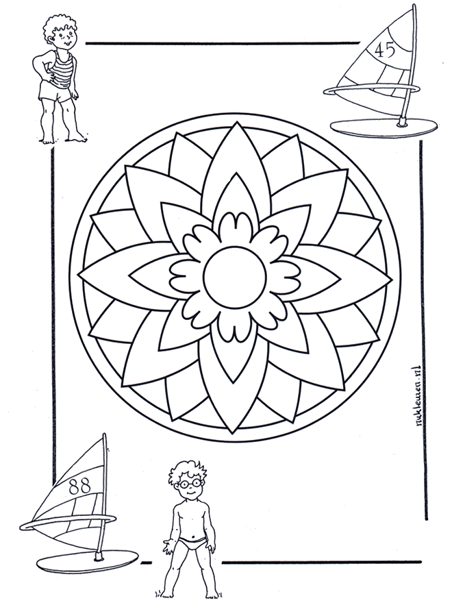 Children mandala 5 - Børne-mandalaer