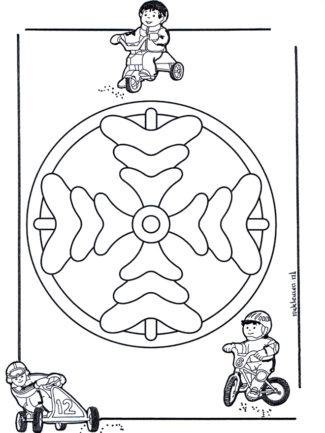 Children mandala 8 - Børne-mandalaer