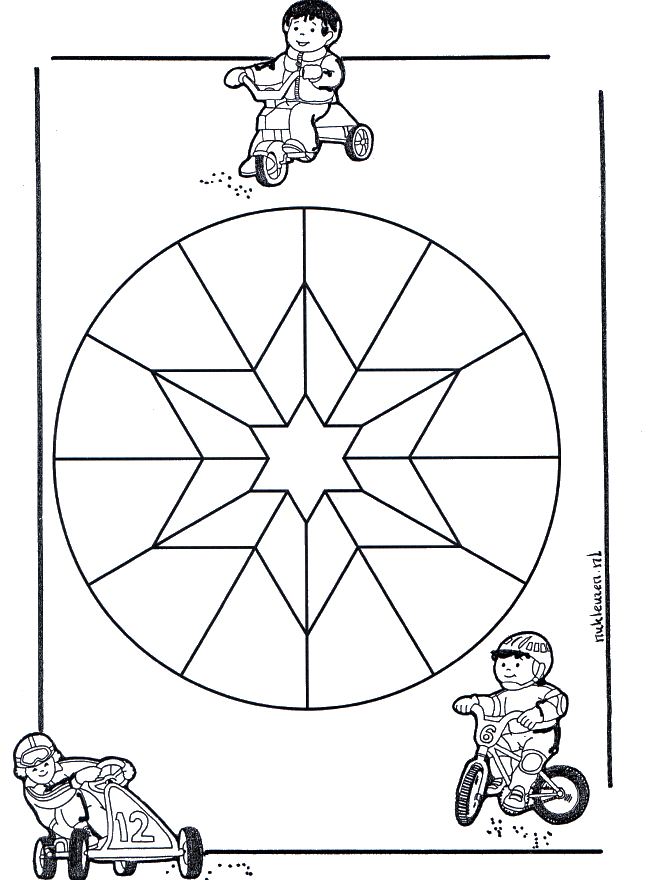 Children mandala 9 - Børne-mandalaer