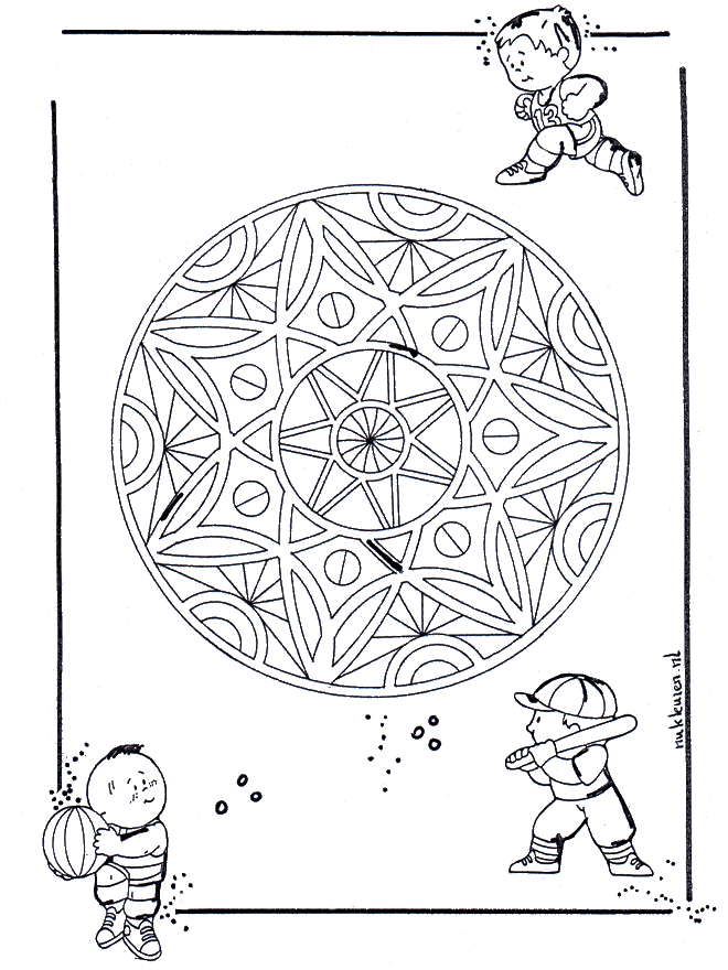 Children/Geo Mandala - Børne-mandalaer