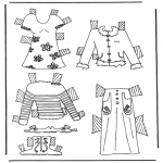 Håndarbejde - Cloth paper doll 6