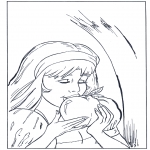 Diverse - Coloring page Snow White