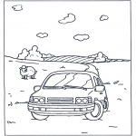 Diverse - Coloring pages car