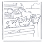 Coloring pages farm