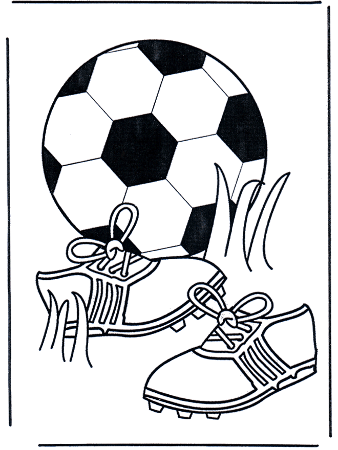 Coloring pages Football - Fodbold-malesider