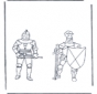 Coloring pages knights