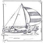 Diverse - Coloring pages sailingboat