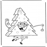 Børne-malesider - Coloring pages Spongebob