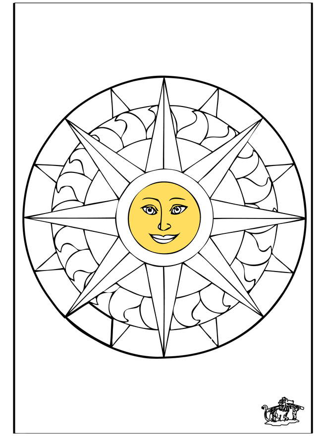 Coloring pages summer 2 - Malesider - sommer