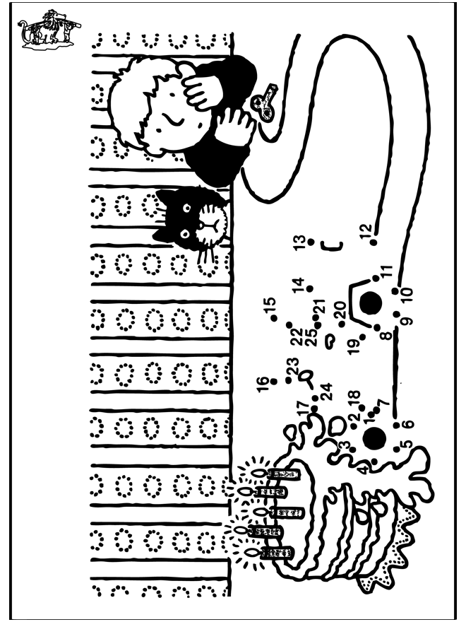 Connect the Dots birthday - Prik-til-prik