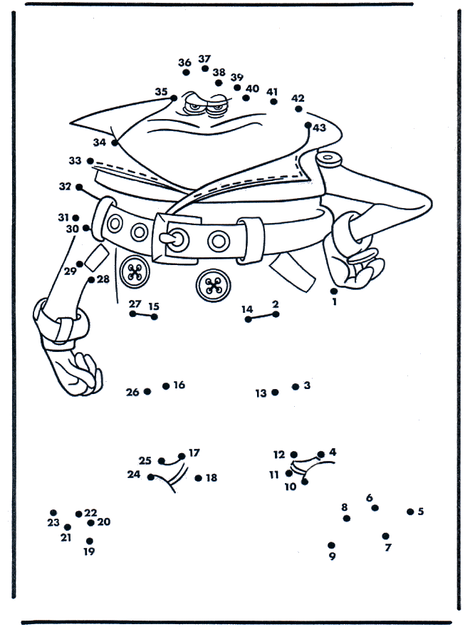 Connect the Dots - spy - Prik-til-prik