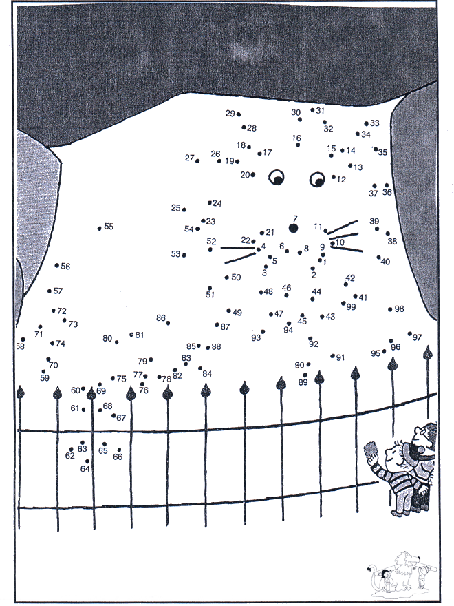 Connect the Dots - zoo 6 - Prik-til-prik