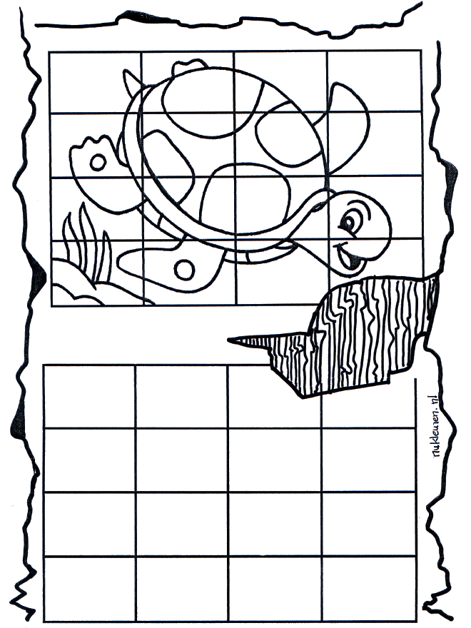 Drawing turtle - Tegn en kopi