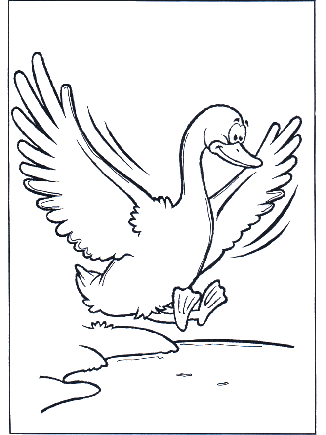 Flying goose - Fugle-malesider