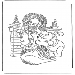 Jule-malesider - Free bible coloring pages winnie the pooh