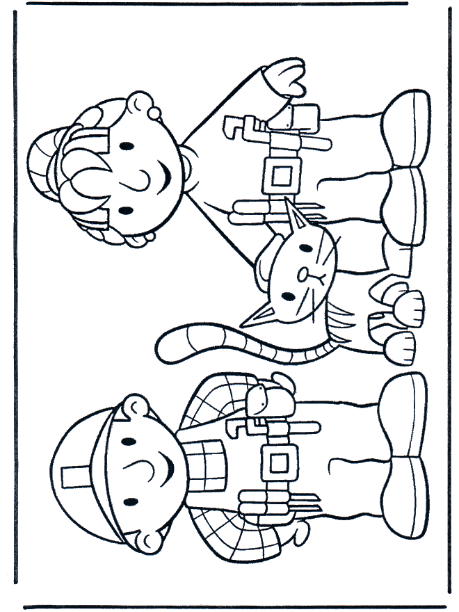 Free coloring pages Bob the Builder - Byggemand Bob-malesider