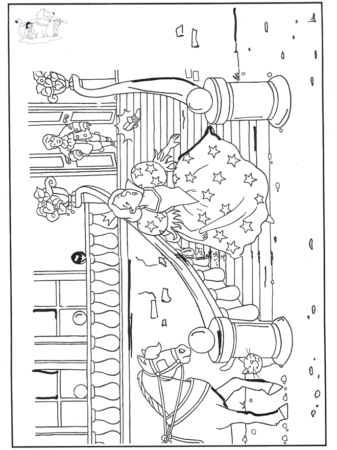 Free coloring pages Cinderella - Malesider med eventyr